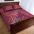 Hawaii Quilt Bed Set - King Of Hawaii With Hawaiian Girls Pink Version - Polynesian Pride