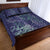 Hawaii Quilt Bed Set - King Of Hawaii With Hawaiian Girls Purple Version - Polynesian Pride