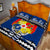 (Custom Personalised) Tonga Ngatu Quilt Bed Set Blue Style LT6 - Polynesian Pride