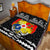 (Custom Personalised) Tonga Ngatu Quilt Bed Set Black Style LT6 - Polynesian Pride