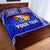 (Custom Personalised) Tonga Coat Of Arms Quilt Bed Set Simplified Version - Blue LT8 - Polynesian Pride