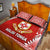 Tonga Kolisi Tonga College Quilt Bed Set Simplified Version LT8 - Polynesian Pride