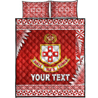 (Custom Personalised) Tonga Kolisi Tonga College Quilt Bed Set Simplified Version LT8 - Polynesian Pride