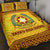 Tonga Vava'u High School Quilt Bed Set Simplified Version - Gold LT8 - Polynesian Pride