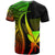 Hawaii Custom T Shirt Kanaka Maoli Reggae Polynesian Tentacle Tribal Pattern - Polynesian Pride