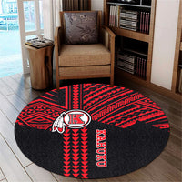 Kahuku Passionate Round Carpet Hawaii High & Intermediate School LT13 - Polynesian Pride