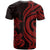 American Samoa T Shirt Red Tentacle Turtle - Polynesian Pride