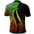 Palau Custom Polo Shirt Reggae Polynesian Tentacle Tribal Pattern - Polynesian Pride