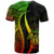 Niue Custom T Shirt Reggae Micronesian Tentacle Tribal Pattern - Polynesian Pride