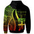 Fiji Hoodie Reggae Tentacle Tribal Pattern - Polynesian Pride