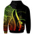 Chuuk Custom Zip up Hoodie Reggae Tentacle Tribal Pattern - Polynesian Pride