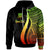 Tuvalu Custom Hoodie Reggae Tentacle Tribal Pattern Unisex Reggae - Polynesian Pride