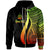 Vanuatu Custom Zip up Hoodie Reggae Tentacle Tribal Pattern Unisex Reggae - Polynesian Pride