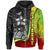 Polynesian Hawaii Custom Zip up Hoodie Reggae Turtle with Hook Unisex REGGAE - Polynesian Pride