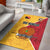 The Kumuls PNG Area Rug Papua New Guinea Polynesian Dynamic Style LT14 Yellow - Polynesian Pride