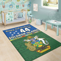 Solomon Islands National Day Area Rug Independence Day Tapa Pattern LT13 - Polynesian Pride
