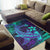 Polynesian Area Rug Purple Paradise Hawaiian Tribal Hammerhead Shark LT14 - Polynesian Pride