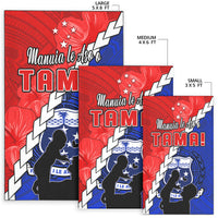 Happy Samoan Fathers Day Area Rug Hibiscus Mix Polynesian Pattern LT14 - Polynesian Pride