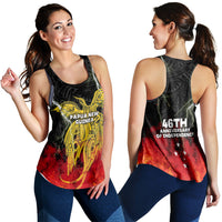 Papua New Guinea Women Racerback Tank Independence Day Special Style LT16 - Polynesian Pride