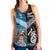 New Zealand Maori Aotearoa Fiji Tapa Together Women Racerback Tank - Black LT8 - Polynesian Pride