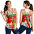 Hawaii Christmas Women Racerback Tank Santa Claus Surfing Simple Style - White LT8 - Polynesian Pride