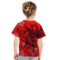 Yap T Shirt Polynesian Phoenix Bird, Fairytales Bird Red - Polynesian Pride