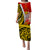 Tonga Terra Marique Tonga Puletaha Dress Red Polynesian Minimalist Style LT9 Red - Polynesian Pride