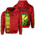 Polynesian Kanaka Flag Kanaka Maoli Hawaii Hoodie Red Unisex Red - Polynesian Pride