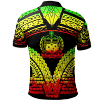 Samoa Polo Shirt A Piece Of My Heart - Polynesian Pride