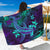 Polynesian Sarong Purple Paradise Hawaiian Tribal Hammerhead Shark LT14 One Size Purple - Polynesian Pride