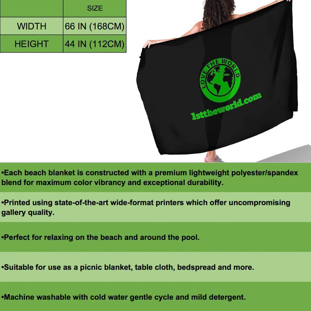 Cook Islands Sarong Turquoise - Polynesian Pride