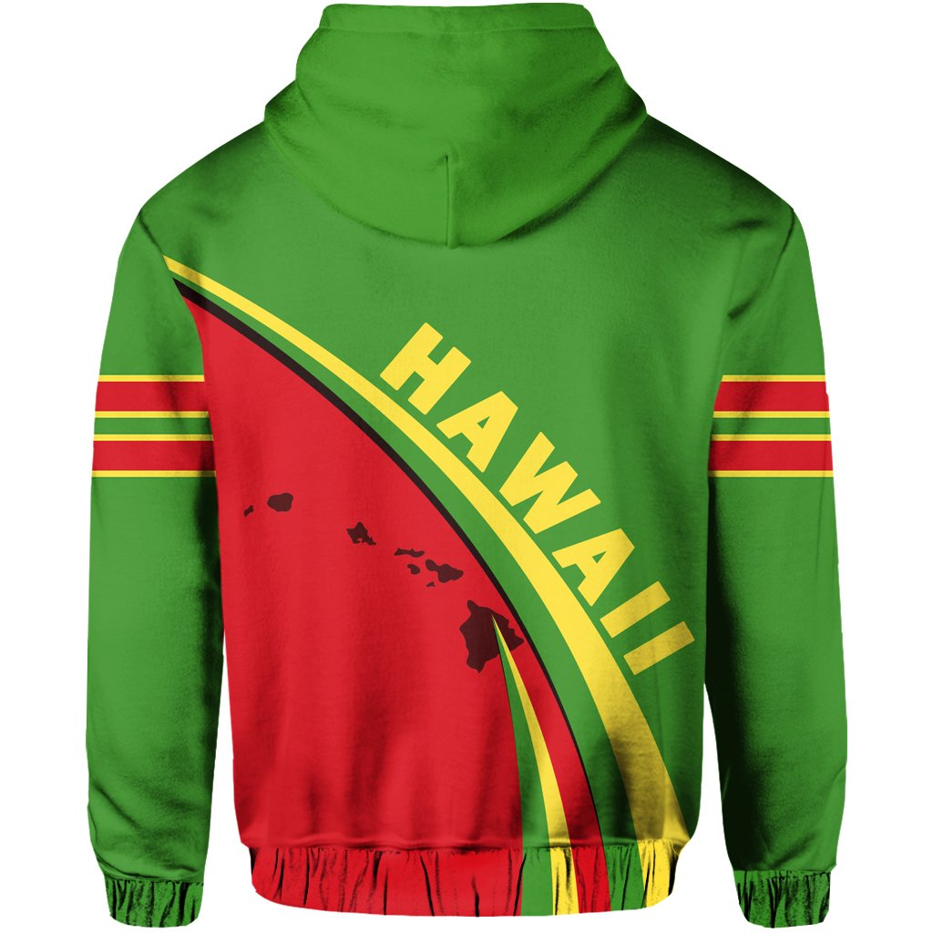 Hawaii Kanaka Maoli Zip up Hoodie up Style - Polynesian Pride