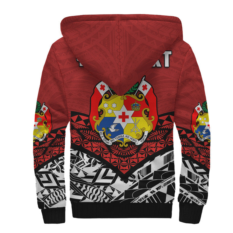 (Custom Personalised) Tonga Sherpa Hoodie Independence Anniversary Special Version 2022 LT14 - Polynesian Pride