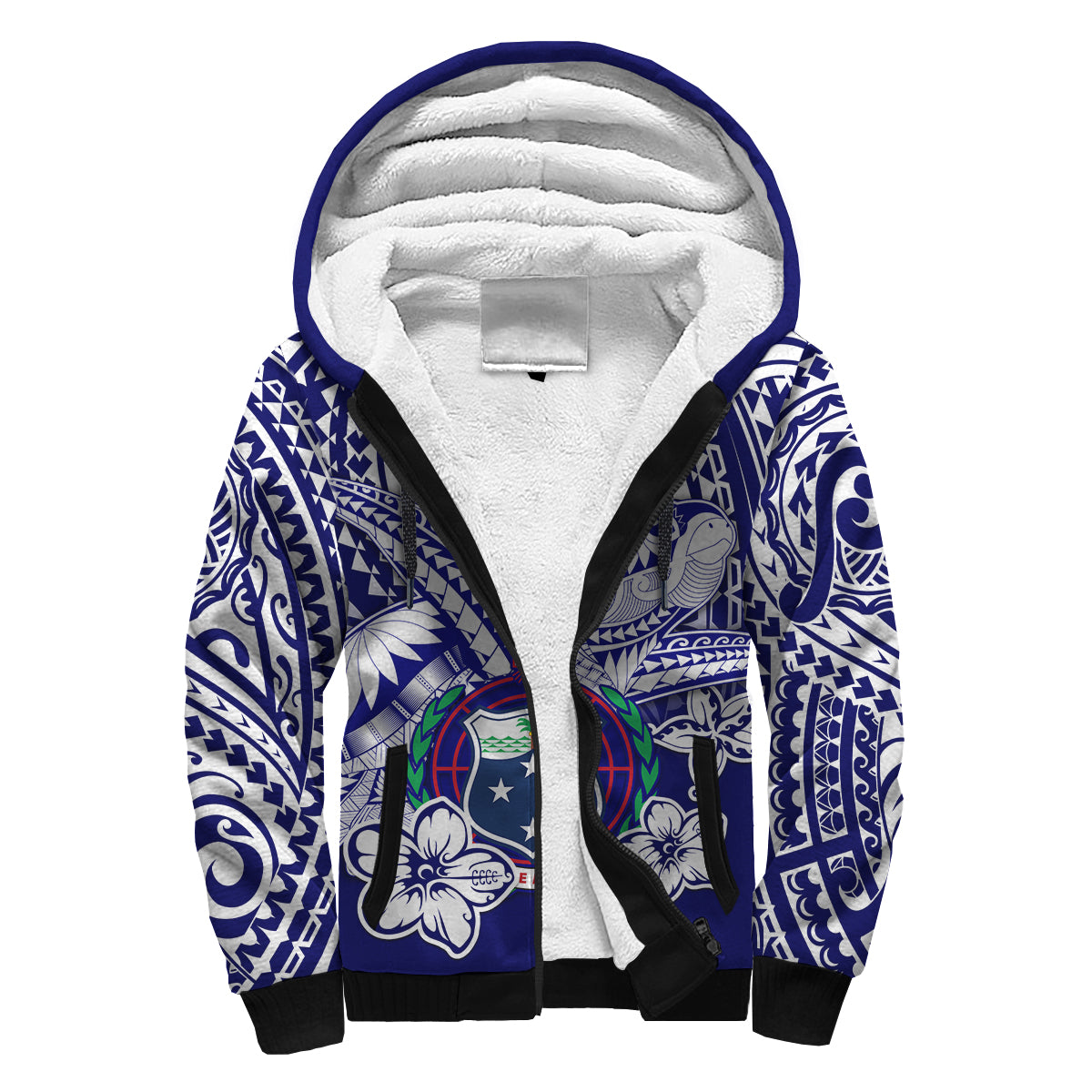 (Custom Personalised) Samoa Polynesian Sherpa Hoodie Samoan Loved Turtles LT13 - Polynesian Pride
