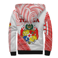 Tonga Sherpa Hoodie Tongan Pattern Blithesome LT13 - Polynesian Pride