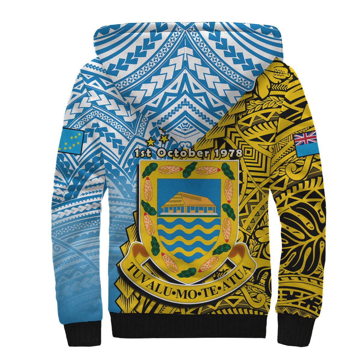 Tuvalu 1978 Shepa Hoodie Happy 44th Independence Anniversary Polynesian Pattern LT14 - Polynesian Pride