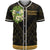 Solomon Islands Baseball Shirt - Polynesian Gold Patterns Collection Unisex Black - Polynesian Pride