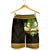 Solomon Islands Men's Shorts - Polynesian Gold Patterns Collection - Polynesian Pride