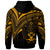 Solomon Islands Hoodie Gold Color Cross Style - Polynesian Pride