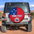 (Custom Personalised) Samoa Spare Tire Cover Proud Samoan Flag LT13 Red - Polynesian Pride