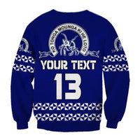 (Custom Text and Number) Tonga Tupou College Toloa Sweatshirt 156 Years Anniversary Tongan Ngatu LT13 - Polynesian Pride