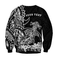 (Custom Personalised) Hawaii Polynesian Sweatshirt Wild Hammerhead Sharks LT13 - Polynesian Pride