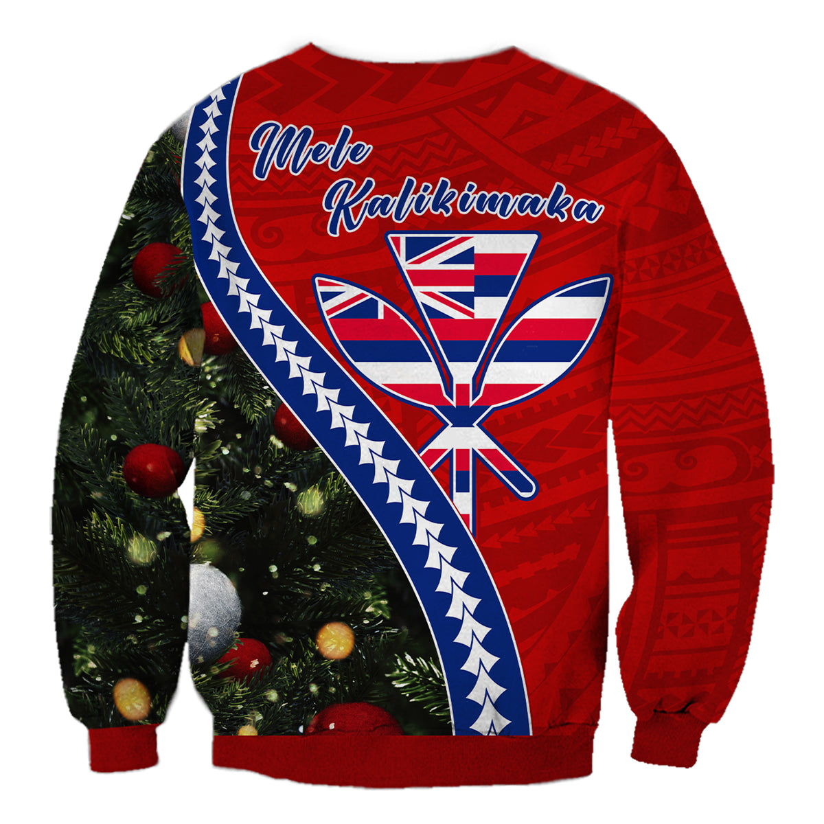 Hawaii Christmas Sweatshirt Mele Kalikimaka Special LT13 - Polynesian Pride