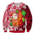 Mele Kalikimaka Sweatshirt Christmas Hawaii with Santa Claus LT13 - Polynesian Pride