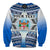 Custom Text And Number Fiji Sweatshirt Kaiviti Fijian Special Tapa Pattern LT14 - Polynesian Pride