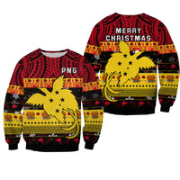 Papua New Guinea Christmas Sweatshirt Raggiana Loved LT13 Unisex Black - Polynesian Pride