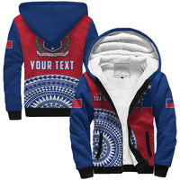 (Custom Personalised) Tuamasaga Samoa Sherpa Hoodie Polynesian Pattern LT13 Unisex Red - Polynesian Pride