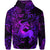 Custom Sagittarius Zodiac Polynesian Zip Hoodie Unique Style Purple LT8 - Polynesian Pride