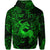 Custom Sagittarius Zodiac Polynesian Zip Hoodie Unique Style Green LT8 - Polynesian Pride