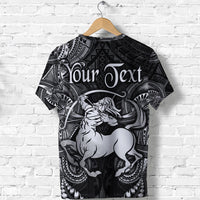 Custom Sagittarius Zodiac Polynesian T Shirt Unique Style Black LT8 - Polynesian Pride